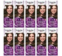 (Pack de 10) Palette Intensive Color Cream 4-5 (G3) Truffle Hair Color - Caja completa - con hoja de instrucciones en inglés