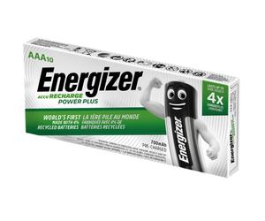 Pack de 10 pilas recargables Energizer Power Plus AAA 700mAh