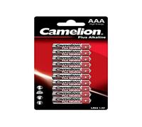 Pack de 10 piles Camelion Alcaline LR03 Micro AAA