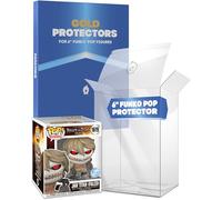 Pack de 10 Protectores Gold para Funko Pop 6" - Funda Funko Pop de 0,5 mm de Grosor - Mantén tu Colección Impecable con tu Protector con Film Antiarañazos