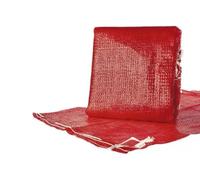 PACK DE 10 SACOS DE POLYMESH 55X83 CM NARANJA CON PASADOR