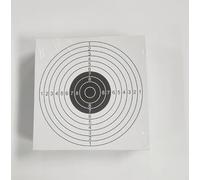Pack de 100 Dianas de Tiro Cartón 14x14 cm para Rifle y Pistola | Airsoft y .22 LR, Interior y Exterior, Entrenamiento y Precisión, Aire Comprimido
