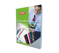 Pack de 100 Portadas para Encuadernar de PVC, Cristal, Formato A4, 0,18 mm de Grosor