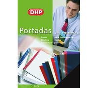 Pack de 100 Portadas para Encuadernar de PVC, Opaca, Formato A4, 0,18 mm de Grosor, Negro