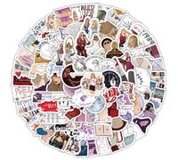 Pack de 100 stickers, stickers curativos, stickers de estrellas de niña, 100 stickers mixtos para laptop,teléfono,guitarra,estética,niños, adultos