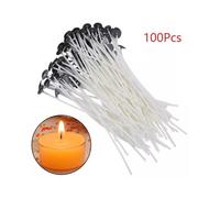 Pack de 100 uds mechas de vela enceradas (20 cm)
