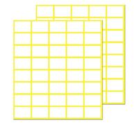 Pack de 1000, 20 x 13 mm - Etiquetas Adhesivas Blancas Pegatinas