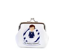 Pack de 12 a 42 uds Monederos Comunión Niño y Niña | Polipiel con Cierre Metálico | 8,5 x 7 cm | Regalos Invitados Comunión | Varios Modelos No Personalizables | Regalantes (12, Niño Blanco)