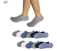 (Pack de 12) Calcetines invisibles niño/niña, de puro algodón cortos, medias transpirables suaves, antideslizantes-silicona para cualquier ocasión socks-pinkis-cortos-sport (Algodón, surtido 20-25)