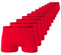 Pack de 12 Calzoncillos Tipo bóxer sin Costuras Hombre (S/M, Rojo)
