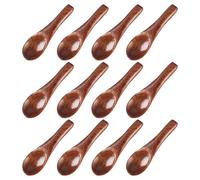 Pack De 12 Mini Cucharas De Madera, Cucharas De Madera De Mango Corto, Cucharadita, Cuchara Para Leche En Polvo, Cuchara Para Especias, Vajilla De Madera, Utensilios De Cocina