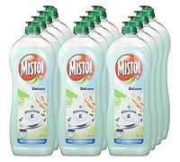 [Pack de 12] MISTOL Lavavajillas Mano concentrado Aloe Vera Botella 620 ml