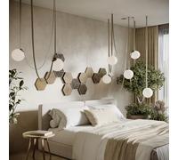Pack de 12 paneles decorativos acústicos de madera HDF | Mosaico 3D tipo rompecabezas | Para home cinema, paredes de TV y podcasts | Decoración DIY para paredes | [HEXAGON | Roble]