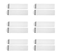 Pack De 12 Pares No Seguimiento Gancho Adhesivo Fuerte Montaje en Pared Actualizaciones Para Daño Marco Sin Instalación Ganchos Decorativos Desmontables Para Inquilinos