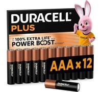 Pack de 12 Pilas AAA Duracell Plus Power Boost DPBLR3B12/ 1.5V/ Alcalinas