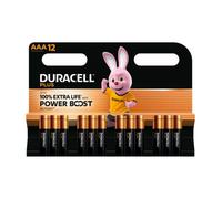 Pack de 12 Pilas AAA Duracell Plus Power Boost DPBLR3B12/ 1.5V/ Alcalinas