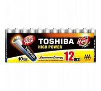 Toshiba MP-12 Pack 12 Pilas AAA High Power Alcalinas 1.5V