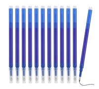 Pack de 12 Recargas Azules 0,7mm para Bolígrafos Pilot FriXion, Escritura Borrable y Larga Duración, 400m de Escritura Fluida, Minas Intercambiables