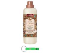 Pack de 12 unidades Tesori d'Oriente AMMORBIDENTE BYZANTIUM Rosa Nera e Labdano, suavizante concentrado rosa negra y ládano, 38 lavados, 760 ml + llavero Beni Culinari gratuito