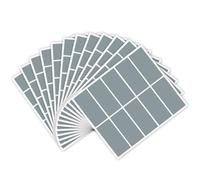 Pack de 120 Tarjetas para Rascar Personalizables de 25x60 mm, Pegatinas Gris para Revelaciones de Embarazo, Anuncios Familiares, Eventos Corporativos y Scrapbooking