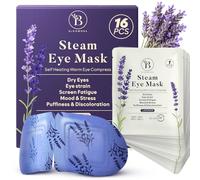 Pack de 16 Antifaz Ojos Secos con Lavanda, Máscara Caliente con Vapor para Bolsas, Fatiga y Relajación, Antifaz Calor Blefaritis Auto-Calefactable y Desechable para Dormir y Viajar, Steam Eye Mask