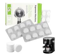 Pack de 16 Comprimidos de Limpieza de 1,5g para Máquinas de Café Sage y Breville, Eliminan Residuales Internos y Portafiltros, Compatibles con Descalcificador, Fáciles de Usar y Respetuosos con el Med