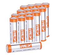 Pack de 16 Pilas Alcalinas AAA LR03 1.5V, Alta Duración