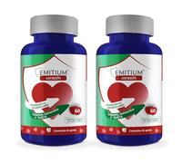 Pack de 2 [120 gominolas] | Levadura de Arroz Rojo, Coenzima Q10 y Cilantro | Baja el Colesterol y los Triglicéridos, Mejora la Salud Cardiovascular | Sabor cereza con Probióticos | EMITIUM Corazón