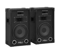 Pack de 2 altavoces vidaxl 800w para escenario hifi negro