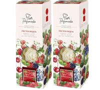 Pack de 2 Ambientador Mikado 90 ml-Aroma floral y envolvente para tu hogar.-Frutos Rojos
