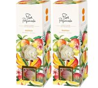 Pack de 2 Ambientador Mikado 90 ml-Aroma floral y envolvente para tu hogar.-Mango