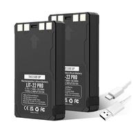 Pack de 2 Baterías Recargables ANTIEE LIT-22 Pro - Batería de Reemplazo para Cámara Trail SPYPOINT Flex-M/Flex G-36/Flex-PLUS/FLEX-S - Batería de Litio-Polímero 7000mAh 7.7V con Cable de Carga USB-C