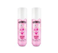 Pack de 2 Body Mist and Hair The Fruit Company Fresa y nata - Fragancia Dulce y Refrescante para Cuerpo y Cabello - Hidratación Ligera y Aroma Duradero - Perfecto para Uso Diario