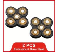 Pack de 2 Cabezales Rotativos Premium para Afeitadora Eléctrica 5D - de Cuchillas HyperGlide, Cuello Flexible 360°, Uso y Húmedo