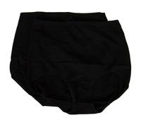 Pack de 2 calzoncillos braguitas slip de algodón mujeres borde liso bipack RAGNO