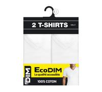 Pack de 2 camisetas de cuello en V DIM Ecodim M