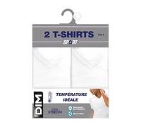 Pack de 2 camisetas de cuello en V DIM Regul'Activ Sport M