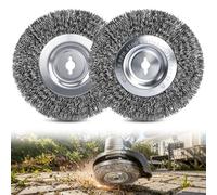 Pack de 2 cepillos de acero inoxidable compatibles con la batería Einhell limpiador de juntas