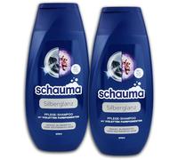 Schwarzkopf Schauma - Champú para el cuidado (250 ml), color plateado ayuda a reducir la decoloración amarillenta, champú para cabellos grises, rubios o con mechas