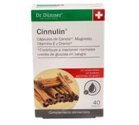Pack de 2 - Cinnulin Complejo con Extracto Concentrado de Canela, Cromo y Magnesio (40 Cápsulas) - Control de Azúcar - Lote de 80 Uds