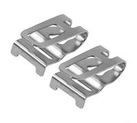 Pack de 2 clips para cinturón con tornillos 2609111584, gancho de acero compatible con para Bosch 18 V atornillador inalámbrico y taladro de impacto para taller