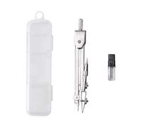 Pack De 2 Compases Metálicos, Herramientas De Dibujo, Material De Aprendizaje Y Oficina, Papelería Para Estudiantes