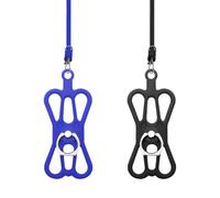 Pack De 2 Cordones Elásticos Para Celular, Correas Para El Cuello Para Celular, Colgantes Para Celular, Cadenas Universales Para Celular, Para Colgar Alrededor Del Cuello