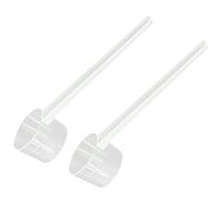 Pack De 2 Cucharas Medidoras De Mango Largo, Cucharas Medidoras 5G, Cucharas Medidoras De Cocina, Cucharas Medidoras De Té Y Café, Cucharas Medidoras Con Escala, Cucharas Medidoras De Detergente