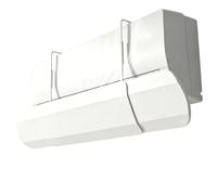 Pack de 2 Deflectores Aire Acondicionado de Pared, Ajustables 58-92cm, Difusor Aire Acondicionad Rotación 180°