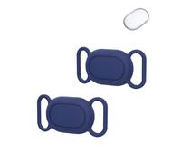 Pack de 2 fundas de silicona para Xiaomi Tag AntiLost GPS Pet Tracker, daunke impermeable & resistente a los arañazos y lavable cubierta, apto para collar de perro/gato, accesorio de localizador