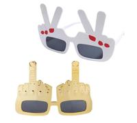 Pack De 2 Gafas De Gestos, Gafas De Sol Divertidas, Gafas De Sol Divertidas, Gafas De Fiesta Creativas Divertidas, Fútbol, Gafas De Sol Para Niños
