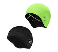 Pack De 2 Gorros De Lana, Gorros Para Casco De Bicicleta, Gorros Resistentes Al Viento, Gorros Cálidos, Gorros De Invierno Para Exteriores, Adecuados Para Montañismo, Deportes, Esquí Y Ciclismo