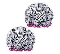 Pack De 2 Gorros Para El Cabello, Gorros De Ducha Para Mujer, Gorros De Ducha Impermeables Simples De Doble Capa, Gorros De Ducha Reutilizables, Accesorios De Ducha