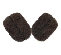 Pack de 2 hebillas africanas coloridas para hacer cerraduras de terror y reparar las manchas existentes de 20,3 cm (marrón medio #4)